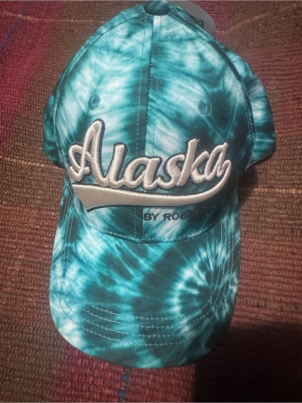Robin Ruth✨🩵💚Teal Tie-Dye Baseball Cap